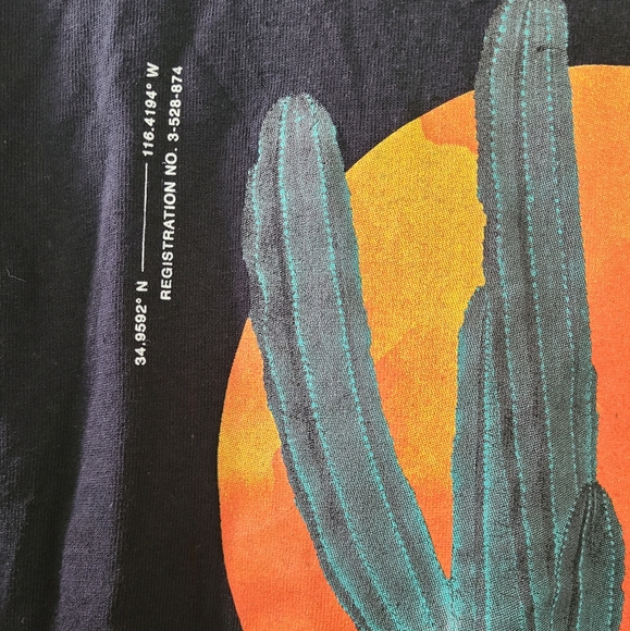 Lira Black Sunset Cactus Tee - Picture 5 of 7